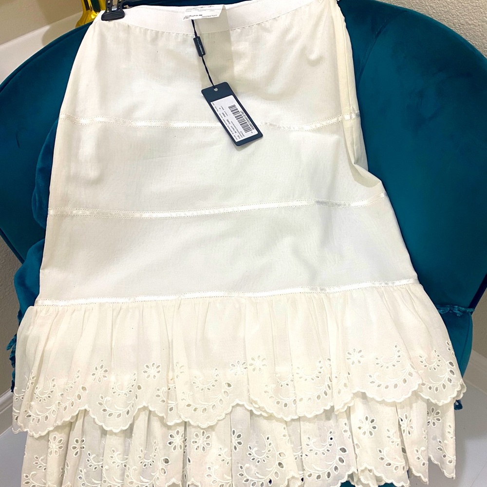 Dolce & Gabbana White skirt